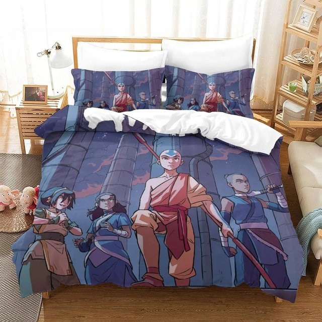 Avatar – Der Herr der Elemente Bettwäsche-Set mit 3D-Druck, 2-teilig, Mehrfarbig, B/H: 70 x 133 cm - Bild 1