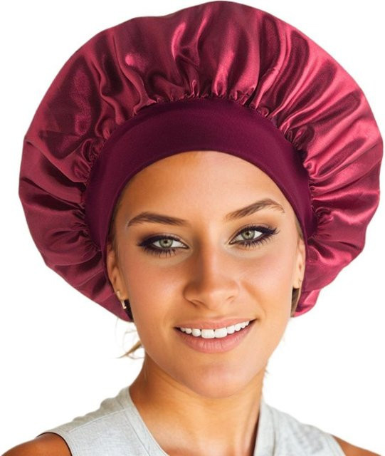 Jiuke Kids Duschhaube Satin, bordeaux, Damen - Bild 1