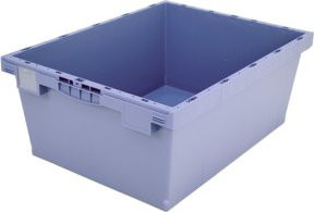Bito Mehrwegbehälter für Gefahrgut in Taubenblau, B/T/H: 80,0 x 60,0 x 35,3 cm - Bild 1