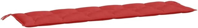 vidaXL Gartenbank-Auflage aus Oxford-Gewebe in Rot, B/T/H: 200 x 50 x 7 cm - Bild 1