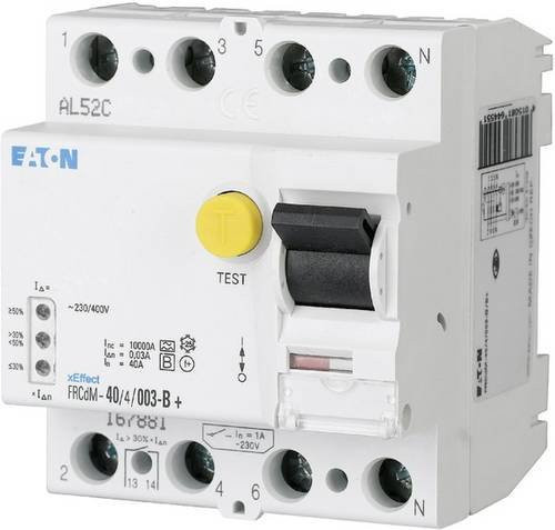 Eaton FI-Schalter RCD FRCDM-40/4/003-G/B in Weiß - Bild 1