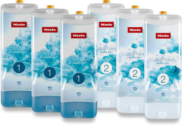 Miele UltraPhase Refresh Elixir Waschmittel Set, 6 Stück, Blue - Bild 1