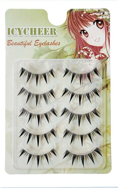 Wu243iayu Künstliche Wimpern, Schwarz, Unisex - Bild 1