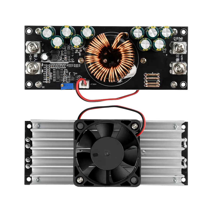 Gaqqee DC-DC-Abwärts-Stromversorgungsmodul mit 1200W/1500W, einstellbar von DC 15V–90V zu DC 2.5V–72V - Bild 2