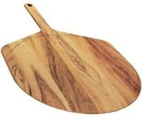 Gozney Pizzaschieber und Servierbrett aus Akazienholz, rund, braun, Durchmesser: 35,56 cm - Bild 1