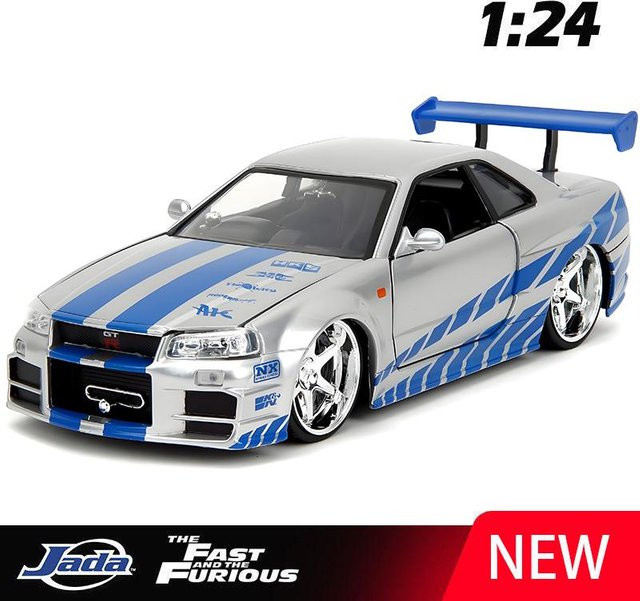 JADA Skyline GTR R34 2002, Automodell, 1:24, Metall, ab 14 Jahren - Bild 1