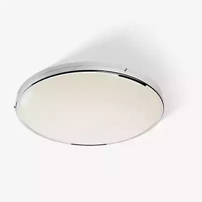 Decor Walther Fix Deckenleuchte in Weiß und Silber, moderne runde Downlight-Leuchte aus Metall und Kunststoff - Bild 1