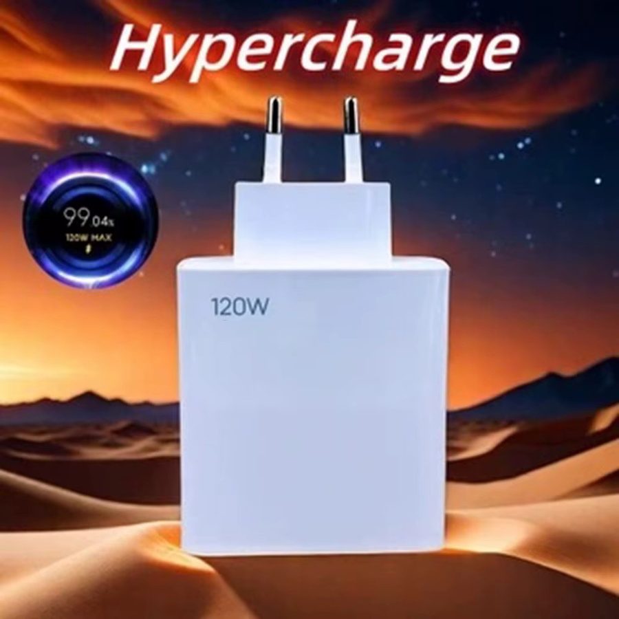 Xiaomi 120W Original Typ-C Super-Schnellladegerät mit EU-Stecker in Weiß - Bild 4