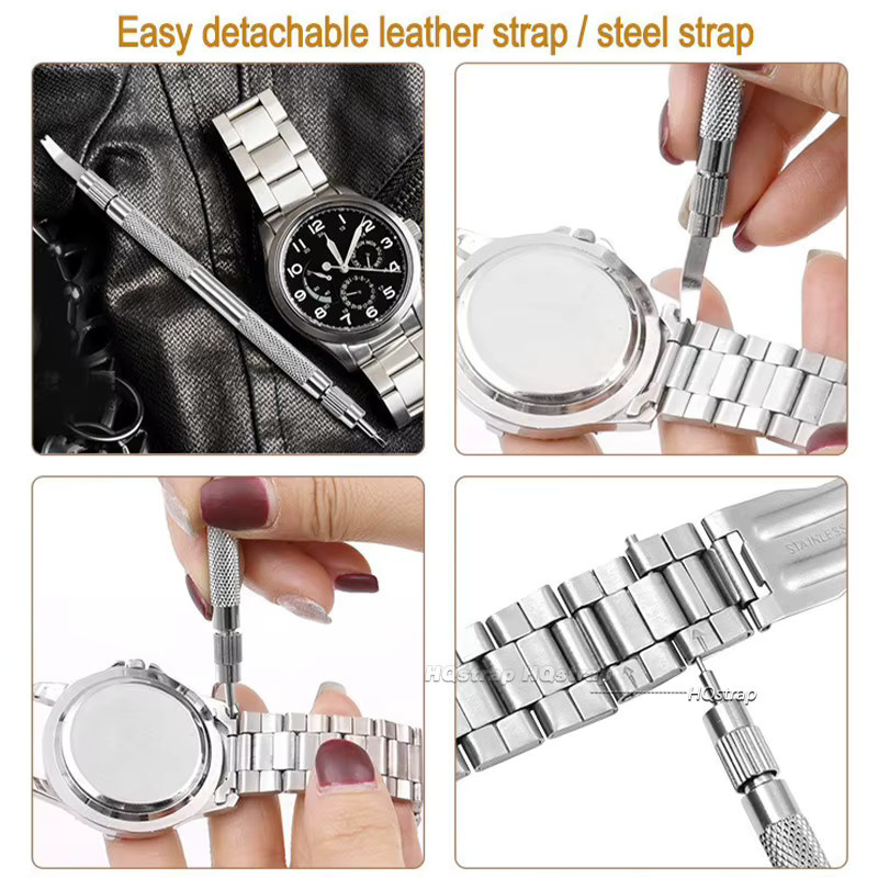 HQstrap Armband Link Remover, Edelstahl, Silber, Unisex - Bild 2