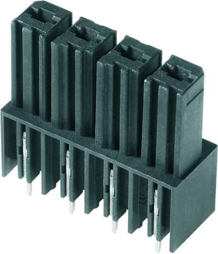 Weidmüller Buchsengehäuse-Platine BV/SV in Schwarz und Grün mit 7,62 mm Rastermaß, 100 Stück - Bild 1