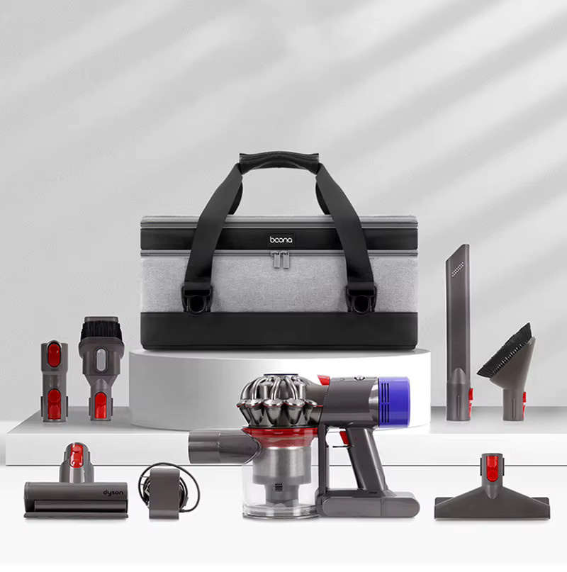 Multifunktionale Reise-Organizer-Tasche für Dyson V7 Zubehör in Grau und Schwarz, B/T/H: 41,0 x 18,5 x 0 cm - Bild 4