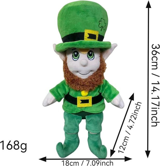 Yiran Health & Beauty St. St. Patrick's Day Plüschtiere, ab 1 Jahr - Bild 1