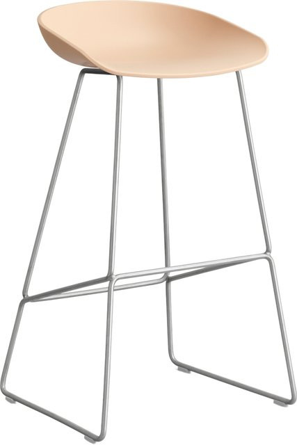 HAY About A Stool AAS 38 Hocker in Orange aus Stahl und Polypropylen - Bild 1