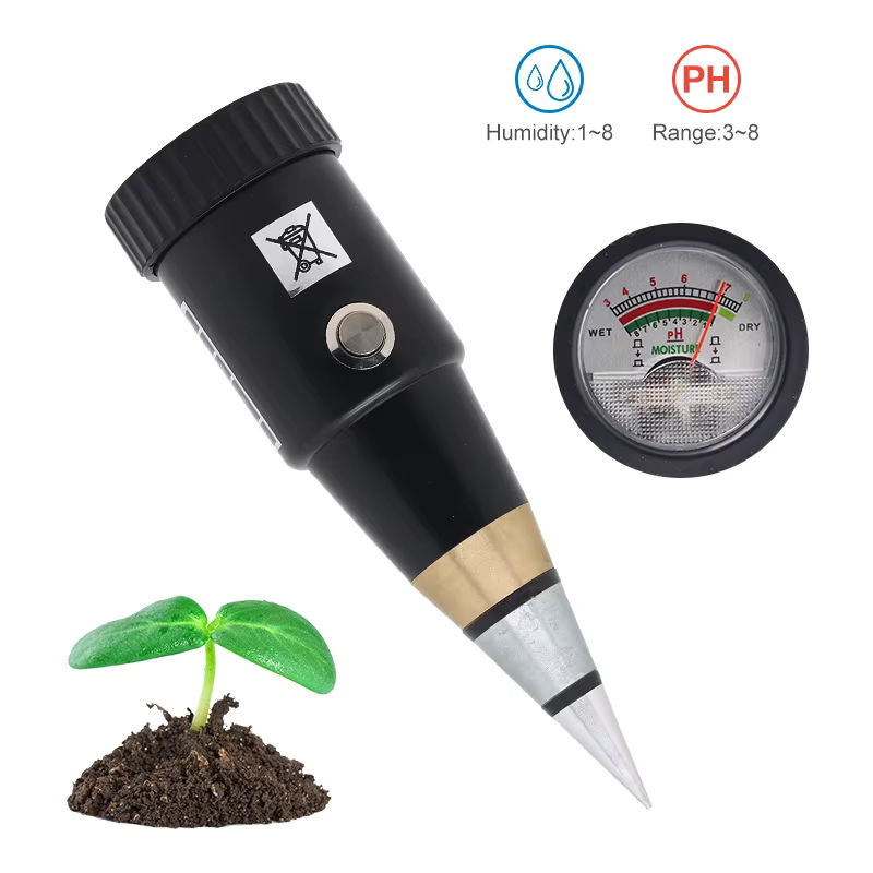 LPPCOLTD Bodenfeuchtigkeits-PH-Messgerät mit Metallsensor als Säure- und Feuchtigkeitstester für Pflanzen und Garten - Bild 3