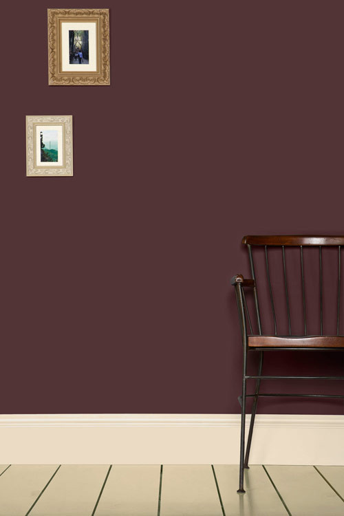 Farrow & Ball Exterior Eggshell Wandfarbe Brinjal 222 Violett 2,5 l - Bild 2