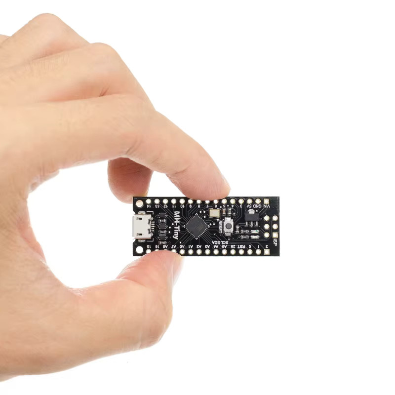 AITEXM ROBOT ATTINY88 Micro Entwicklung Board 16MHz Schwarz kompatibel mit Digispark ATTINY85 und Arduino Nano V 3.0 ATmega328 Extended - Bild 3