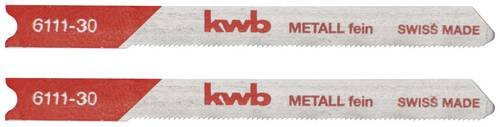 Kwb 611130 Stichsägeblätter für Metallbearbeitung aus HSS in Silber, 2 Stück - Bild 1