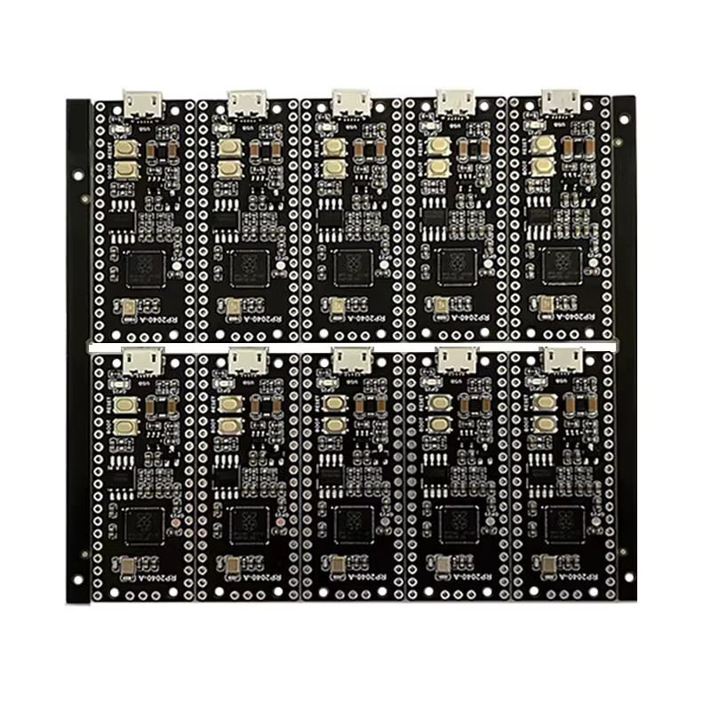Raspberry Pi Pico RP2040 Mikrocontroller Entwicklungsboard mit Dual-Core Prozessor in Schwarz - Bild 4
