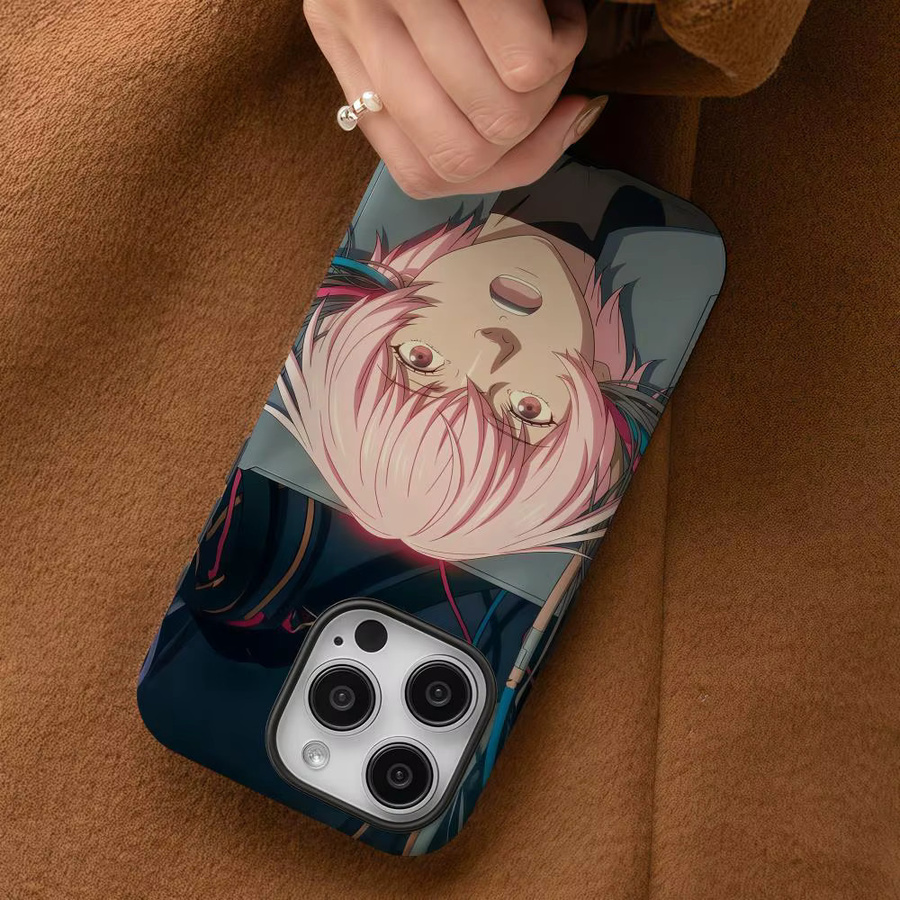 T-TAINY DATA Handyhülle für iPhone 17 16 15 14 13 12 Pro Max Plus mit glänzender HD-Doppelschicht-Flüssigkeits-Hartschale in Multicolour - Bild 4
