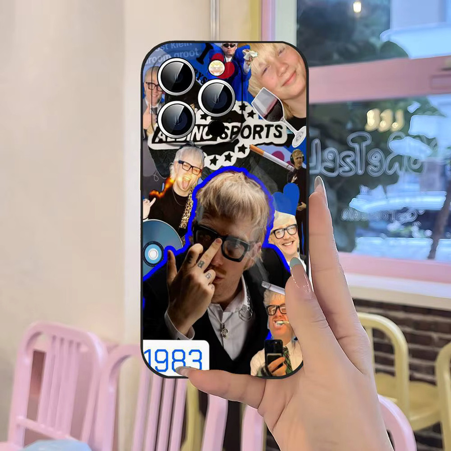 Matte Silikonhandyhülle Joost Klein Rapper Fryslan für Apple iPhone Modelle in Multicolour - Bild 3