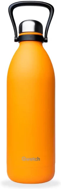 Isotherme Flasche Qwetch Titan in Orange, 0,8 l - Bild 1