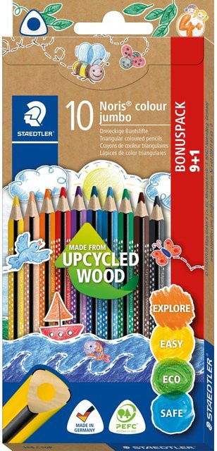 STAEDTLER Noris colour Jumbo Buntstifte Set in Multicolor mit 10 Stück - Bild 1