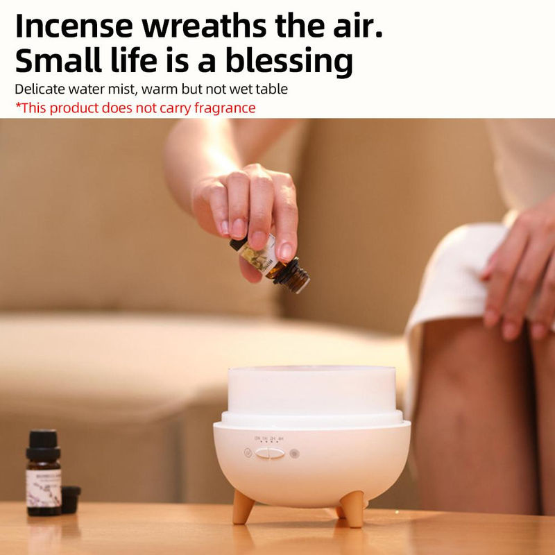 TOMTOP JMS Ätherischer Öl Diffusor mit Fernbedienung und Timer, 300ml Aromatherapie Vernebler in Weiß - Bild 3