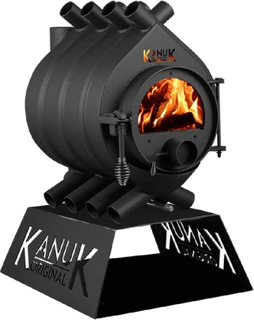 Kanuk Original Grill 7 kW mit Untergestell Base in Schwarz - Bild 1
