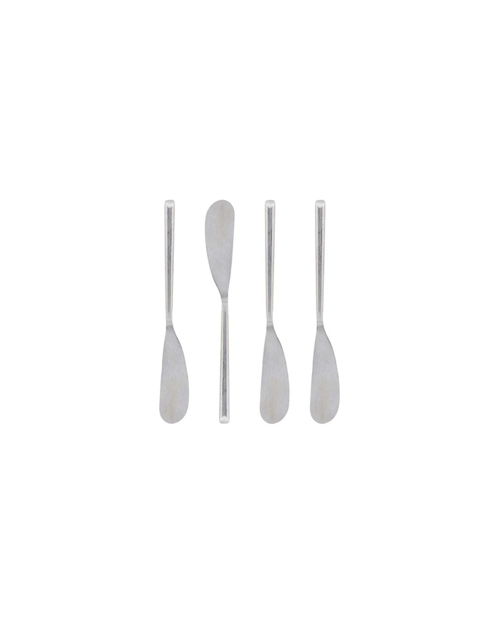 House Doctor Buttermesser Daily silber 4 Stück - Bild 1