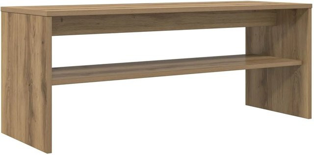 vidaXL TV-Schrank Artisan-Eiche in Braun aus Holzwerkstoff, B/T/H: 100 x 35 x 40 cm - Bild 1