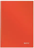 Leitz Solid Notizbuch DIN A5 mit Hardcover und kariertem Papier in Rot und Orange - Bild 1