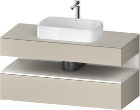 Duravit Waschtischunterschrank Qatego Weiß matt, B/T/H: 120 x 55 x 60 cm - Bild 1