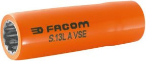 Facom Steckschlüssel 1/2 Zoll 1000V VSE 17 mm orange - Bild 1