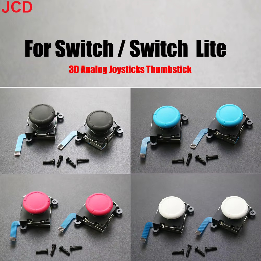 JCD Ersatz Analog-Joystick in Rot für Nintendo Switch Lite Joycon Controller Reparatur-Set - Bild 2