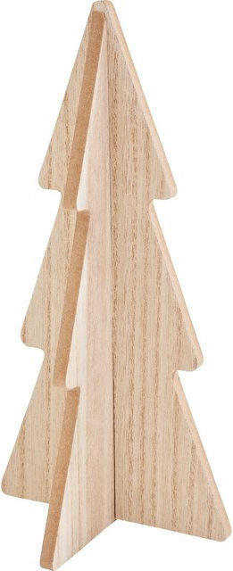 VBS Holz-Steckmotiv Tannensilhouette in Beige für deine Weihnachtsdekoration, Höhe: 22,0 cm, Breite: 11,0 cm, Tiefe: 2,0 cm - Bild 1