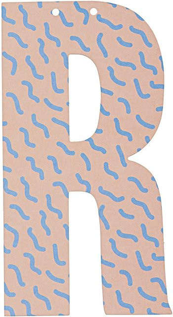 Rico Design Buchstabe R für Girlande aus Papier, Höhe: 14 cm - Bild 1