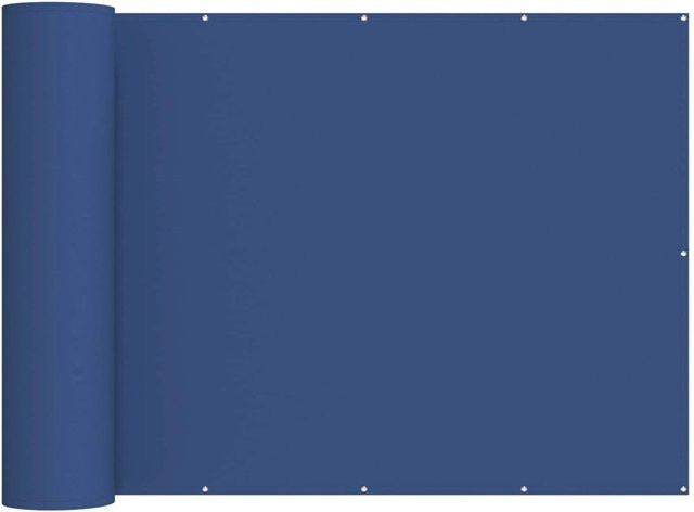 vidaXL Balkon Sichtschutz aus Polyester mit PU-Beschichtung in Blau, Höhe: 180 cm, Breite: 1000 cm - Bild 1