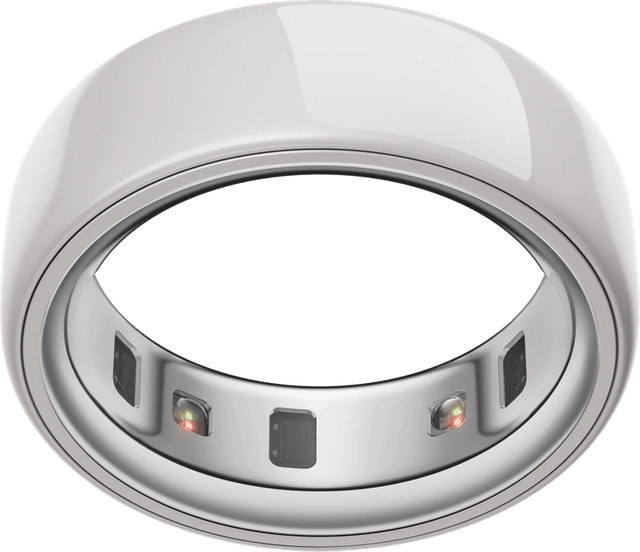 Oura Ring 4 Ceramic, Weiß, Größe 15, Unisex - Bild 1