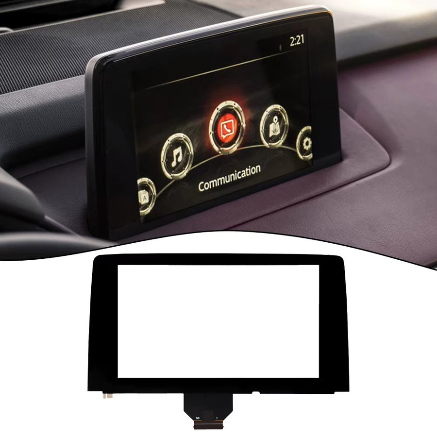 Wooboobox 8 Zoll Touchscreen Glas Digitzer für Mazda CX-9 2016-2020 mit GPS Navigation Radio Display in Schwarz (TK49-61190B TK49-61-1J0B) - Bild 2