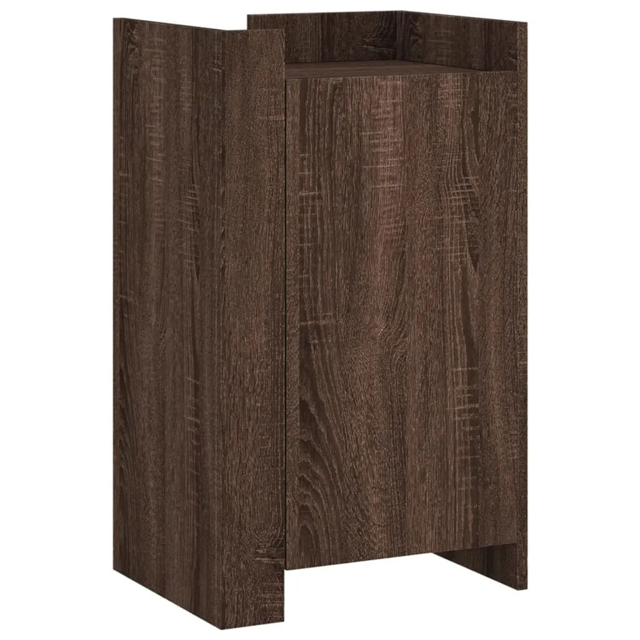 vidaXL Sideboard in Eiche Braun aus Holzwerkstoff, B/T/H: 45 x 35 x 75 cm - Bild 2