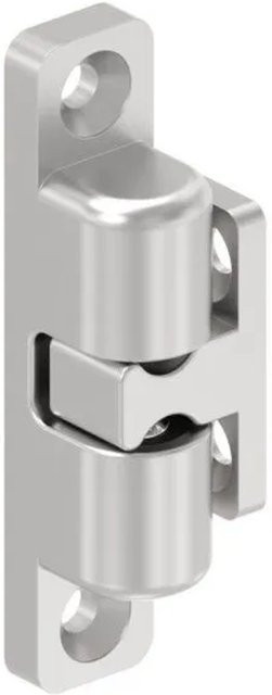 FeNau Kugelschnäpper aus Edelstahl V2A in Silber gebürstet mit 75N Haltekraft, B/T/H: 180 x 180 x 140 mm - Bild 1