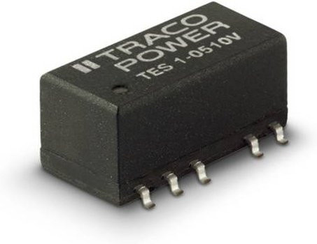 TracoPower TES 1-0513V DC/DC-Wandler SMD 5 V/DC zu 15 V/DC 67mA 1W Schwarz - Bild 1