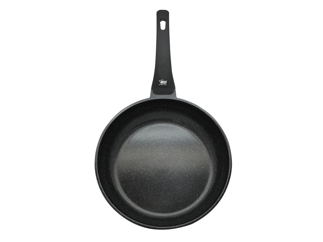ELO Aluguss Pfanne Siloncast Schwarz, Durchmesser: 28 cm, mit Antihaftbeschichtung und Ausgießrand - Bild 3