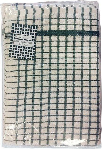 Universal Textiles Geschirrtuch Nr. 50 Terry Karom in Grün aus Frottee - Bild 1