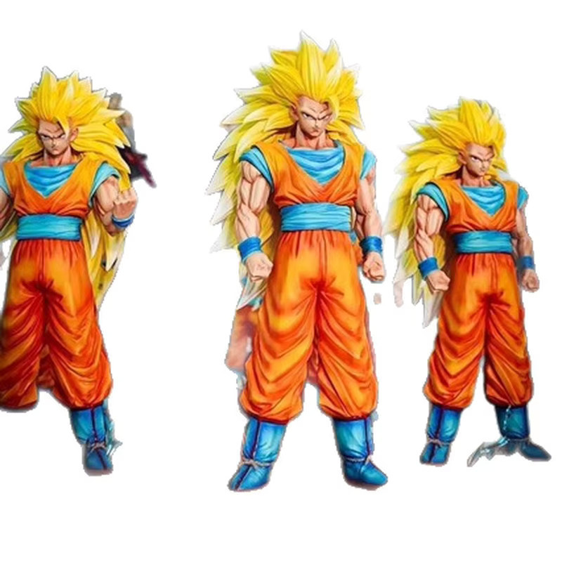 Bandai Dragon Ball Ssj3 Son Goku Figur, mit austauschbaren Händen - Bild 3