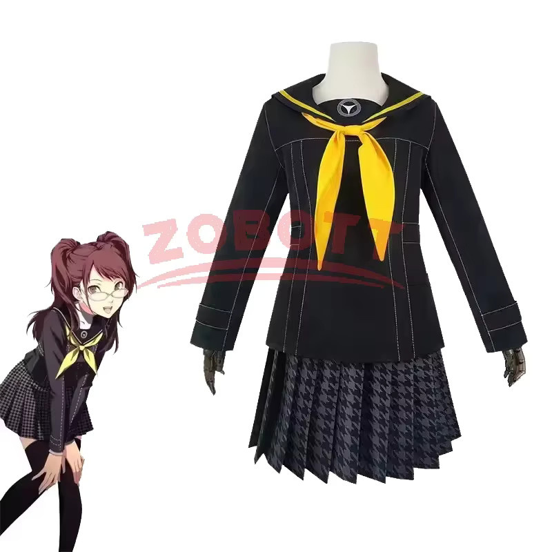 Anime Kujikawa Rise Rollenspiel Perücke Charakter 4, Gold JK Uniform weibliche Matrosen Set, Kostüm - Bild 2