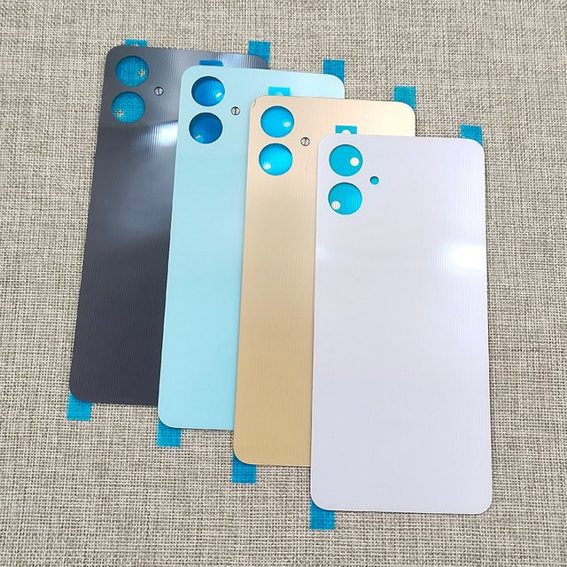 Samsung Galaxy A06 Ersatz Rückgehäuseabdeckung mit Aufklebern, Farbe: Weiß, Kompatibel mit SM-A065, A065F, A065M, A065DS - Bild 1