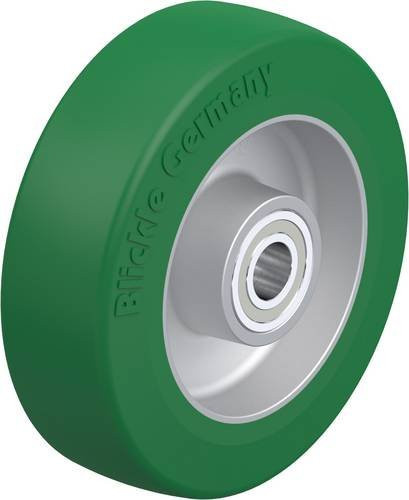 Blickle Kunststoff-Rad ALST 125/15K in Grün mit 125 mm Durchmesser und 370 kg Tragfähigkeit - Bild 1