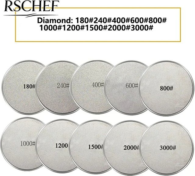 RSCHEF Magnetischer Diamantstein für Rollenschärfer, Körnung 240/400/600/1000 - Bild 1