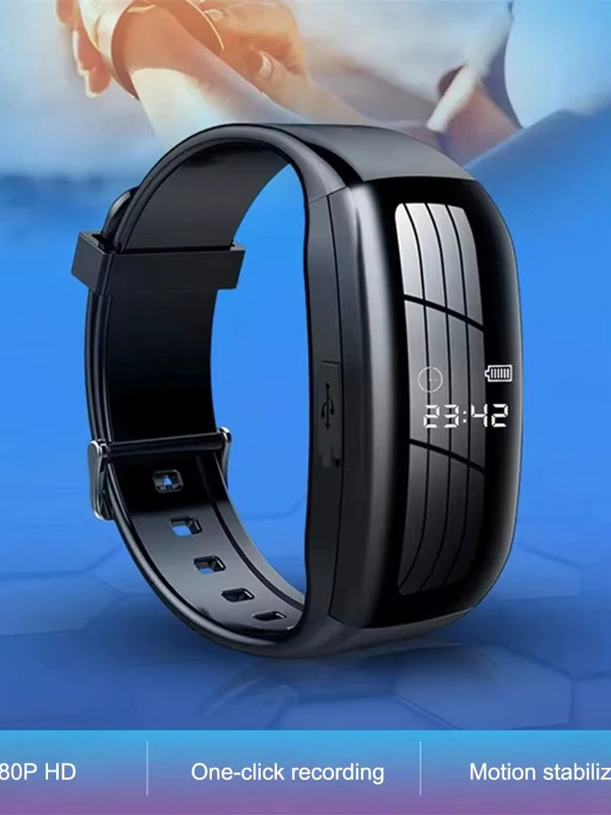 CUGUU 2-in-1 Smartwatch mit Kamera und Sprachrekorder in Schwarz - Bild 5